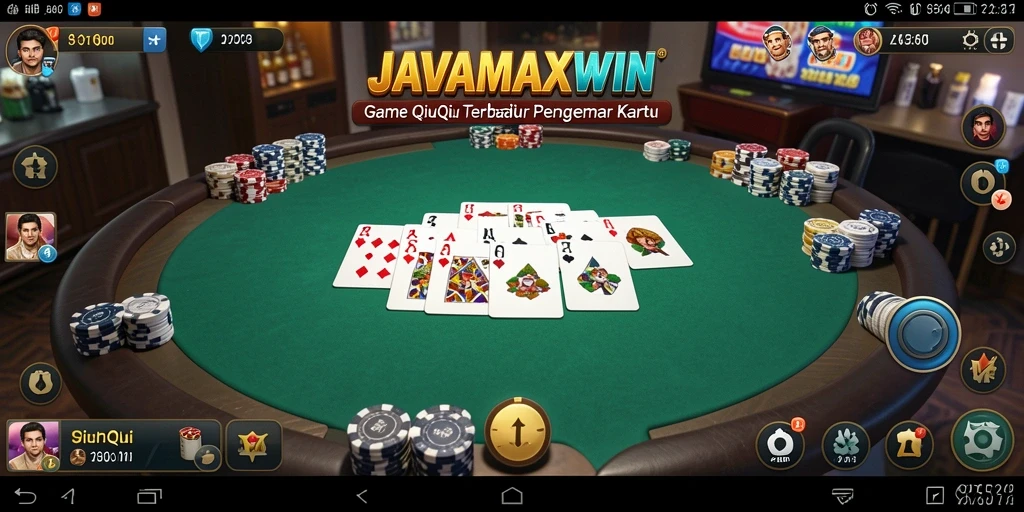 Tampilan gameplay QiuQiu yang menarik dan interaktif.